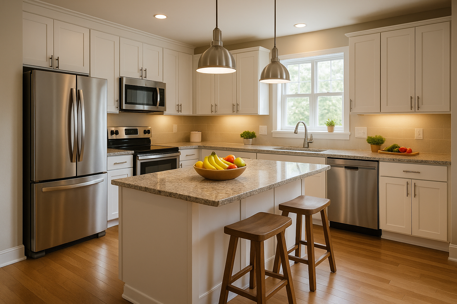 Generate a photo of kitchen